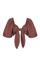Moda Operandi Faithfull The Brand Raylee Polka-dot Cotton Poplin Crop Top
