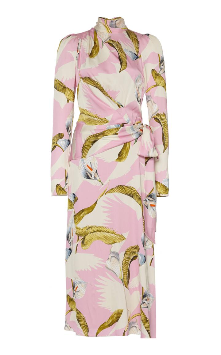 Temperley London Theodora Printed Silk-stretch Dress