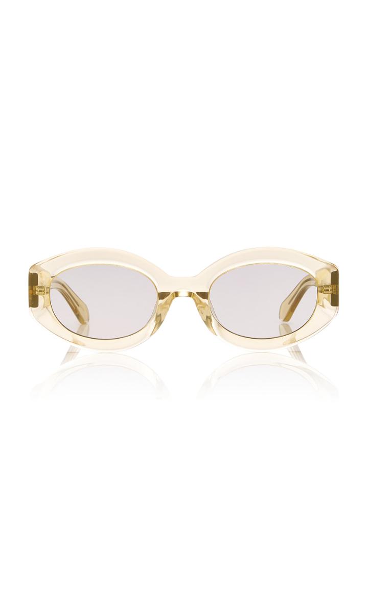 Moda Operandi Karen Walker Bishop Round-frame Acetate Sunglasses
