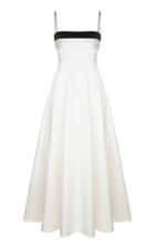Moda Operandi Rasario Two-tone Satin A-line Gown