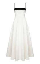 Moda Operandi Rasario Two-tone Satin A-line Gown