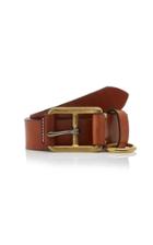Yuketen Stitched D-ring Leather Belt