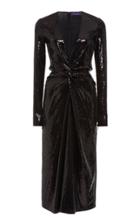 Ralph Lauren Stellan Sequined Jersey Midi Dress Size: 2