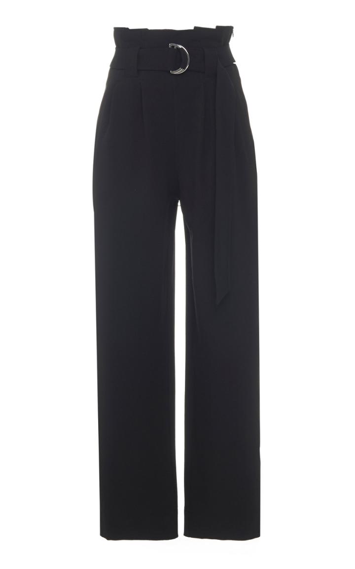 Ganni Heavy Crepe Belted Pants