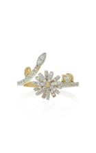 Anabela Chan 18k Gold Diamond And Yellow Sapphire Daisy Ring