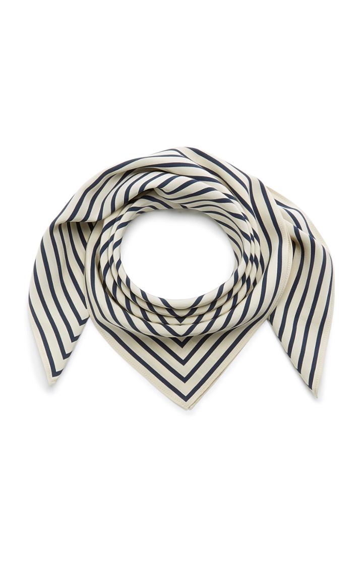 Toteme San Remo Striped Silk-twill Scarf