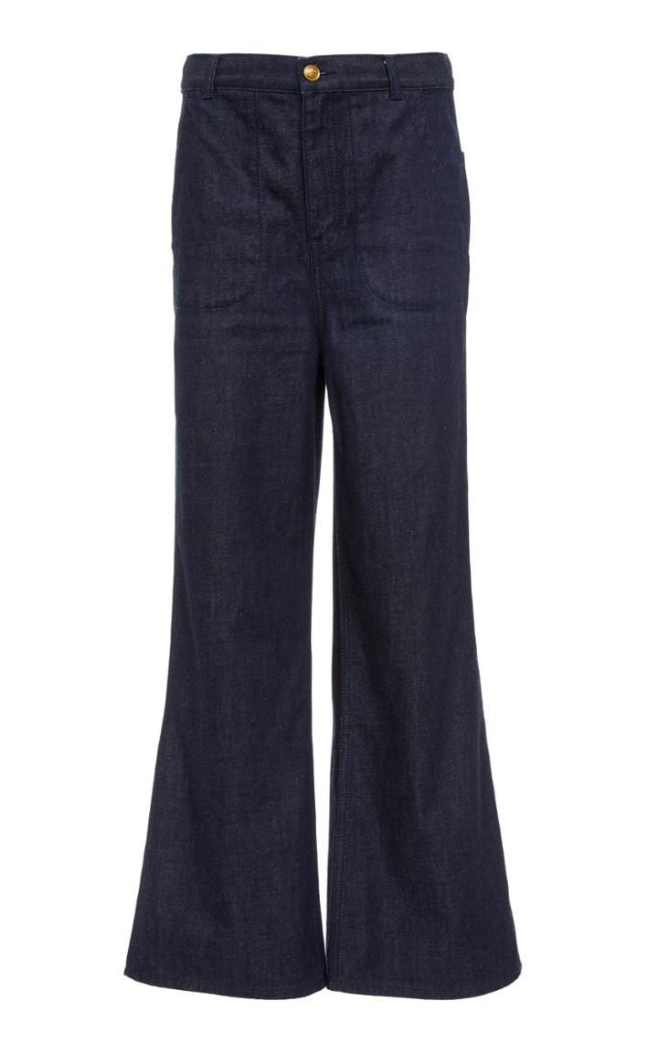 Tory Burch Cropped Flare Jean