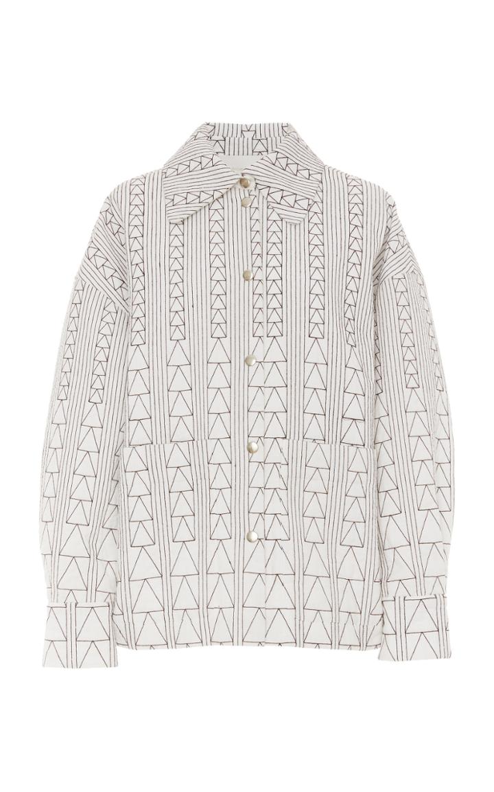Rachel Comey Mino Printed Cotton Shirt Jacket
