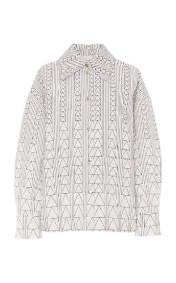Rachel Comey Mino Printed Cotton Shirt Jacket