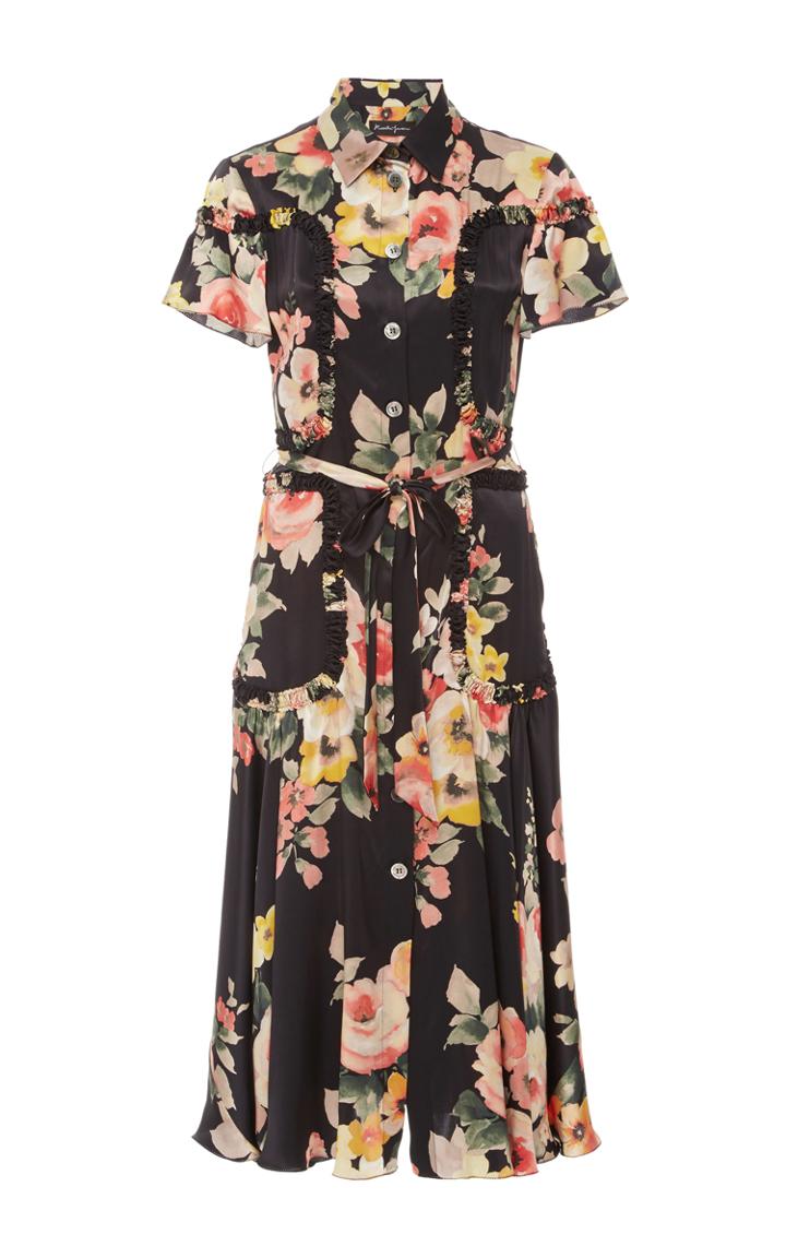 Rossella Jardini Floral Shirt Dress