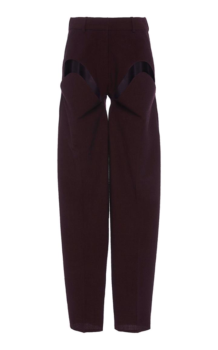 Moda Operandi Y/project Cut Out Mid-rise Straight-leg Pants Size: 36