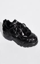 Moda Operandi Valentino Valentino Garavani Rose Chunky Leather Sneakers