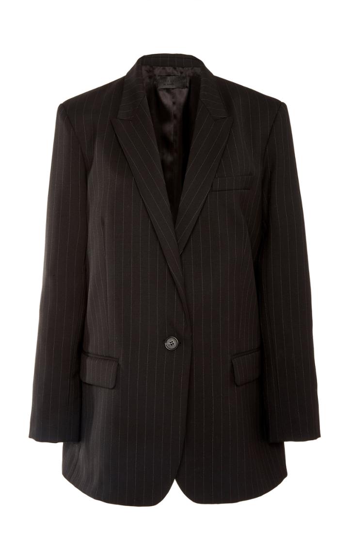 Nili Lotan Diane Pinstripe Wool-blend Blazer