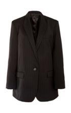 Nili Lotan Diane Pinstripe Wool-blend Blazer