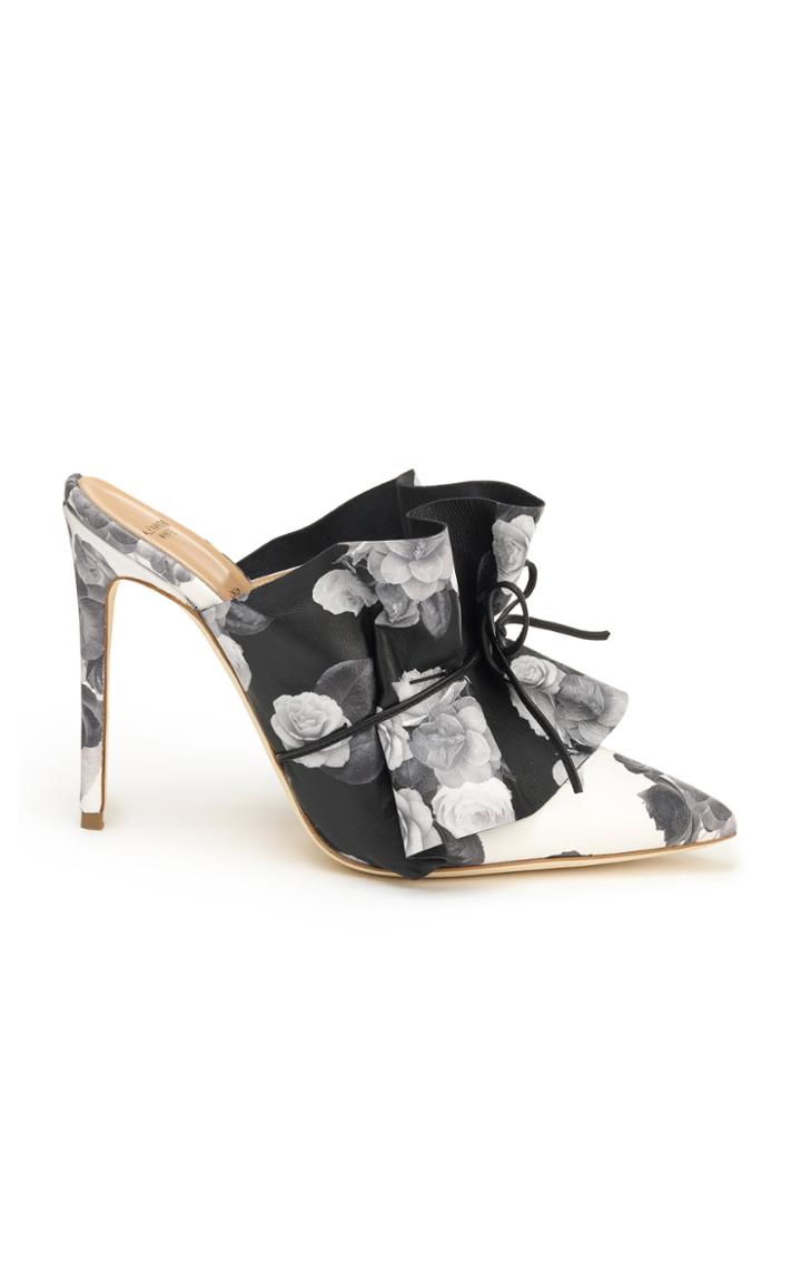 Alexander White Issey Pattern Mule