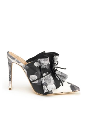 Alexander White Issey Pattern Mule