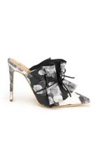 Alexander White Issey Pattern Mule
