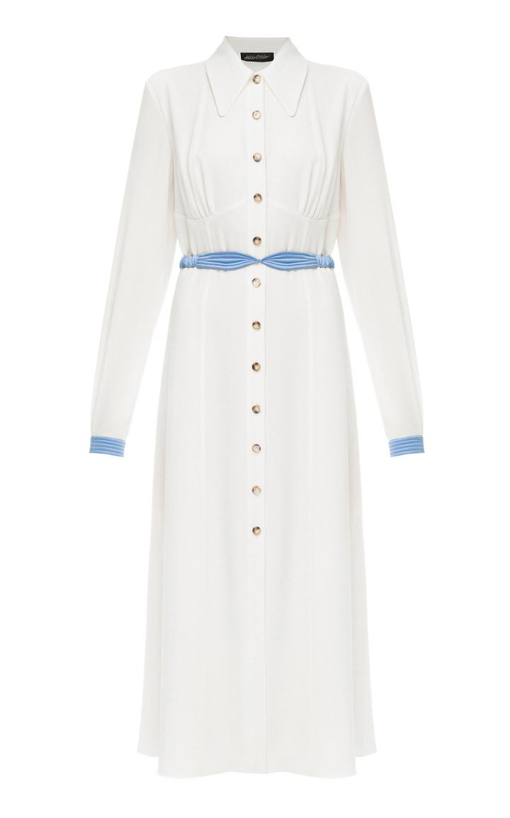 Moda Operandi Anna October Alexandra Crepe De Chine Shirt Dress