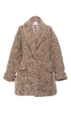 Luisa Beccaria Textured Mohair Coat