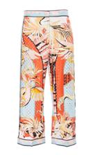 Emilio Pucci Perforated Silk Trousers