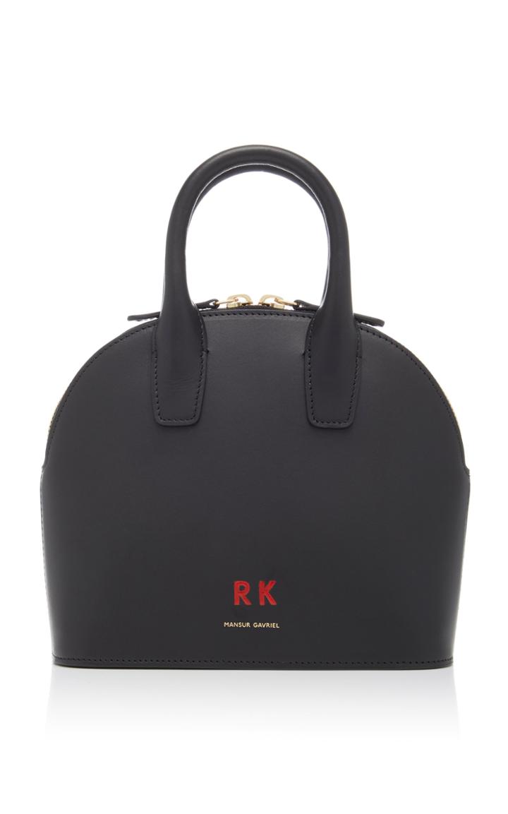 Moda Operandi Mansur Gavriel Monogrammable Vegetable Tanned Mini Top Handle Bag