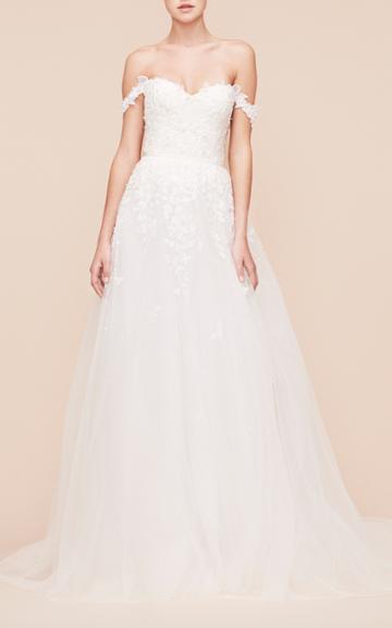 Georges Hobeika Bridal A-line Off The Shoulder Gown