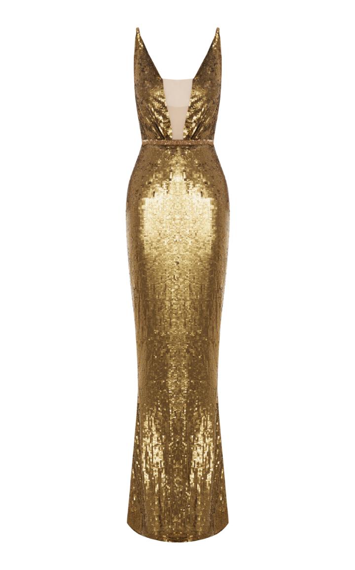 Rachel Gilbert Bridie Sequin Gown
