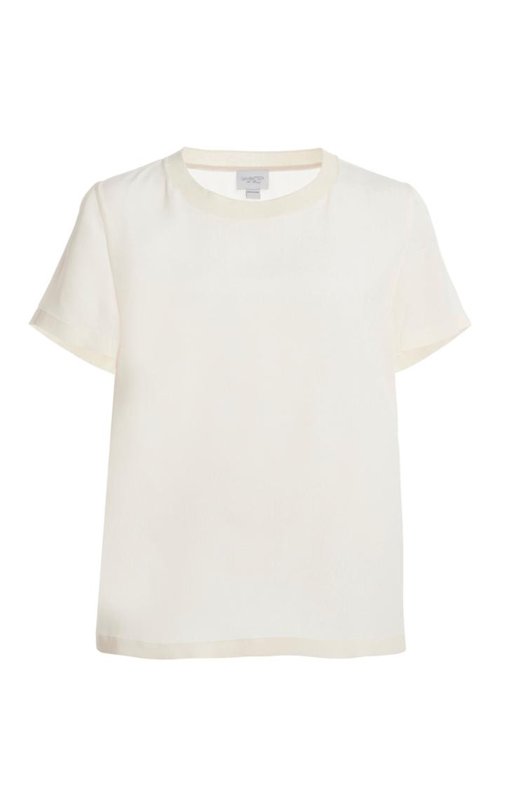 Moda Operandi Giambattista Valli Crewneck Crepe T-shirt