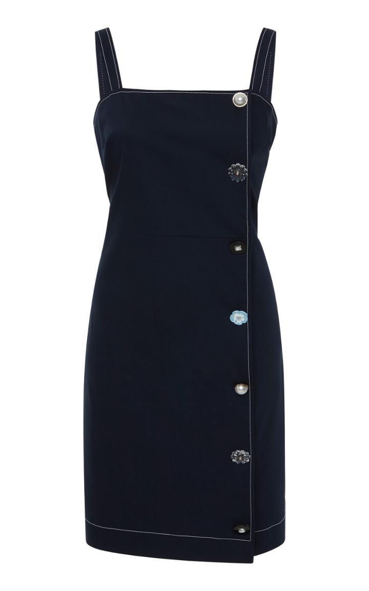 Vivetta Matera Button Mini Dress