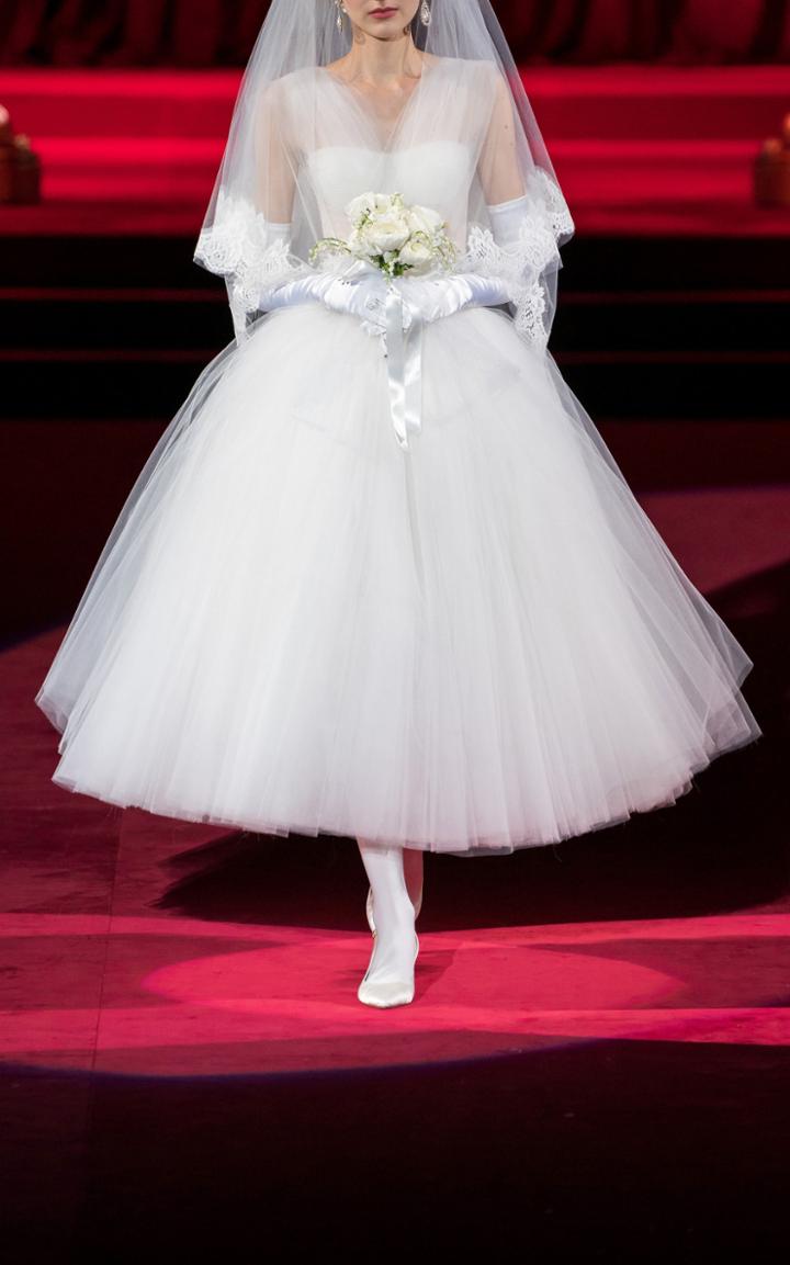 Dolce & Gabbana Ball Gown Tulle Wedding Dress