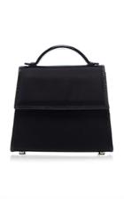 Hunting Season Satin And Lizard Top Handle Bag