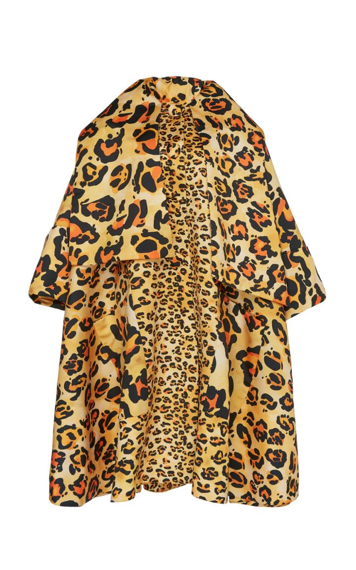 Richard Quinn Leopard-print Gabardine Coat