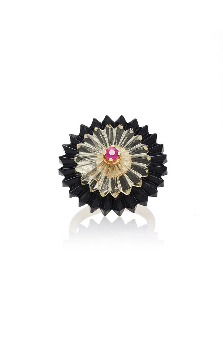 Alice Cicolini Summer Snow Dark Ring