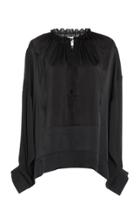 Moda Operandi Maison Rabih Kayrouz Draped Charmeuse Top Size: 36