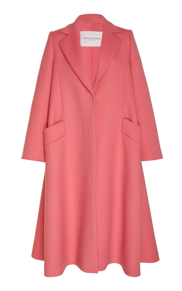 Carolina Herrera Oversized A-line Wool-blend Coat