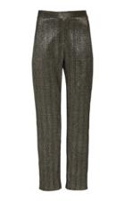 Moda Operandi Zac Posen Metallic Checked Pants Size: 2