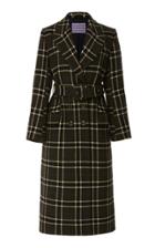 Alexachung Checkered Long Ling Coat