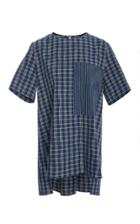 Adam Lippes Kasuri Denim T-shirt