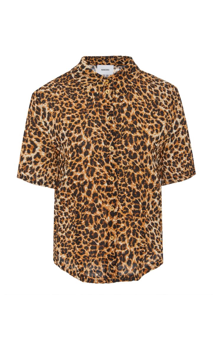 Nanushka Clare Collared Top
