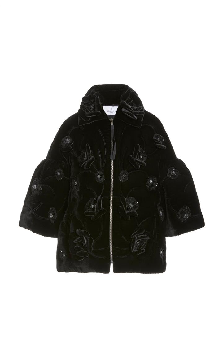 Moda Operandi J. Mendel Floral Velvet Puffer Jacket