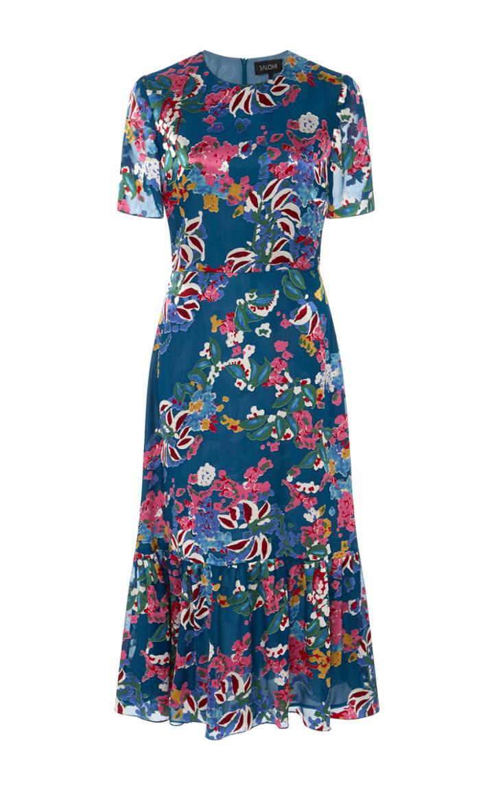 Saloni Lorna Printed Dress