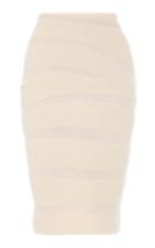 Nanna Van Blaaderen Zebra Knit Pencil Skirt