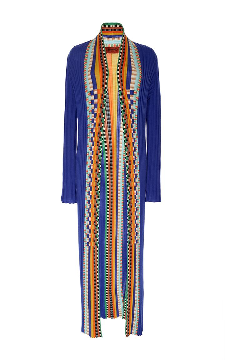 Missoni Woven Checks Knit Cardigan
