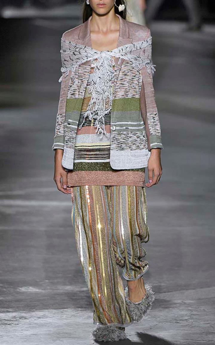 Missoni Stripe Sequin Knit Pants