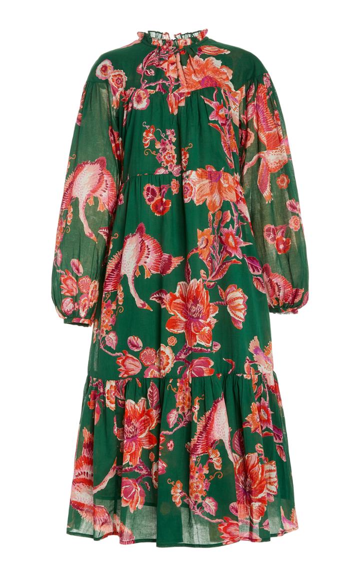 Moda Operandi Banjanan Sabina Floral-print Cotton Dress
