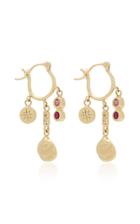 Moda Operandi Scosha Ocean Treasure 10k Gold And Multi-stone Earrings