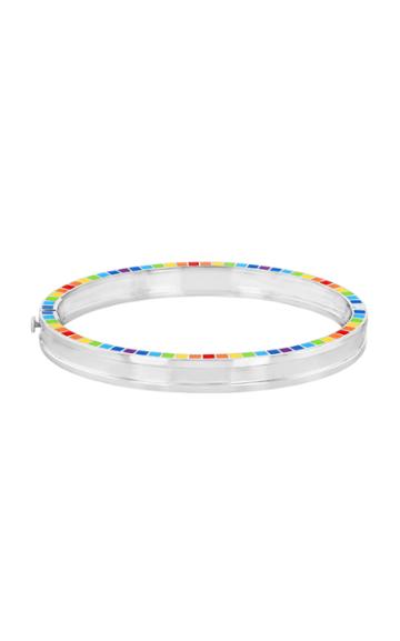 Aisha Baker Me 18k White Gold Enamel Bracelet