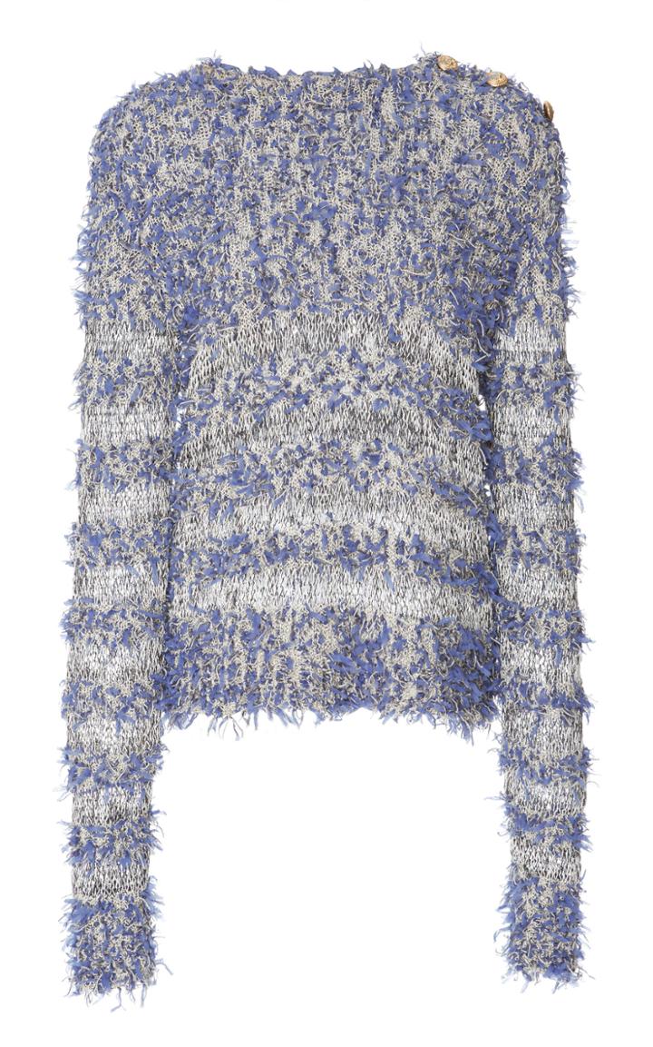 Balmain Textured Knit Sweater