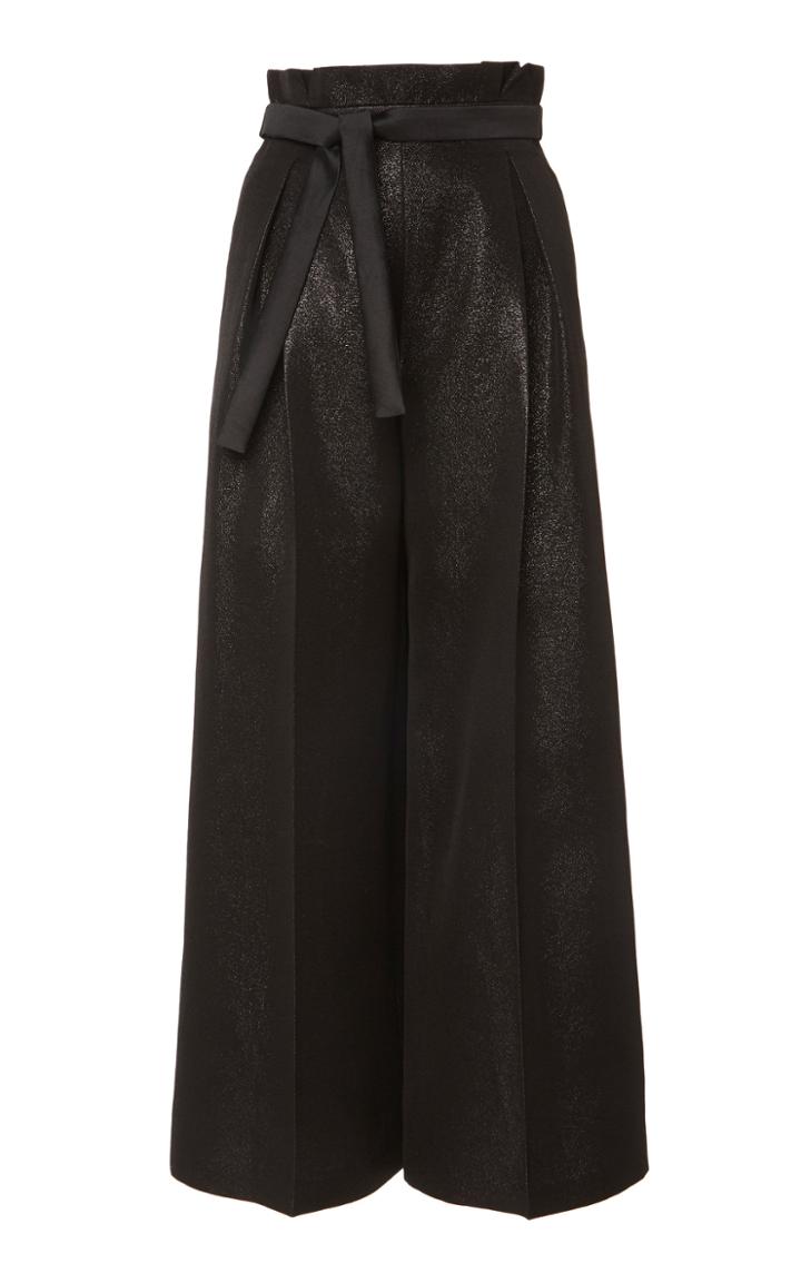 Zuhair Murad Crepe Lurex Trouser