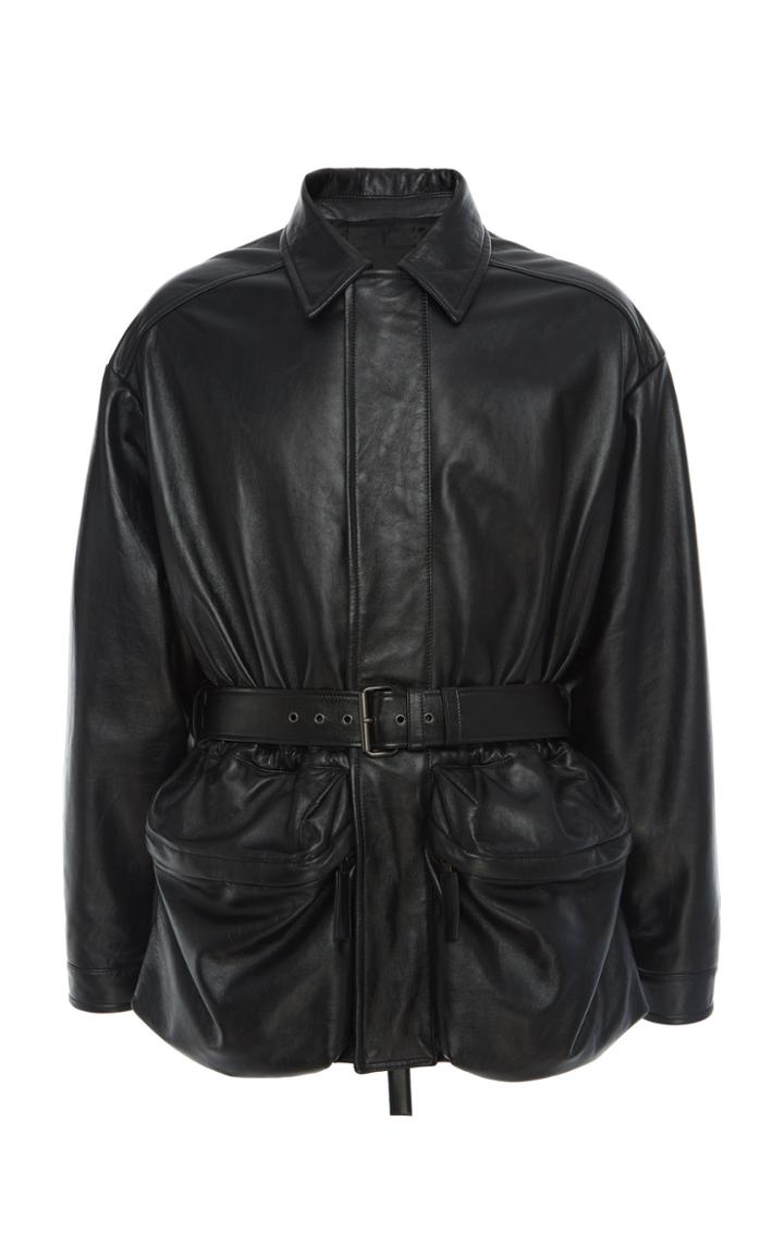 Prada Leather Coat
